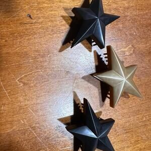 Lot of 3 Bratz black & gold star hair brush